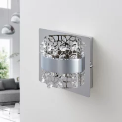 Lucande Koristeellinen LED-seinälamppu Neelie