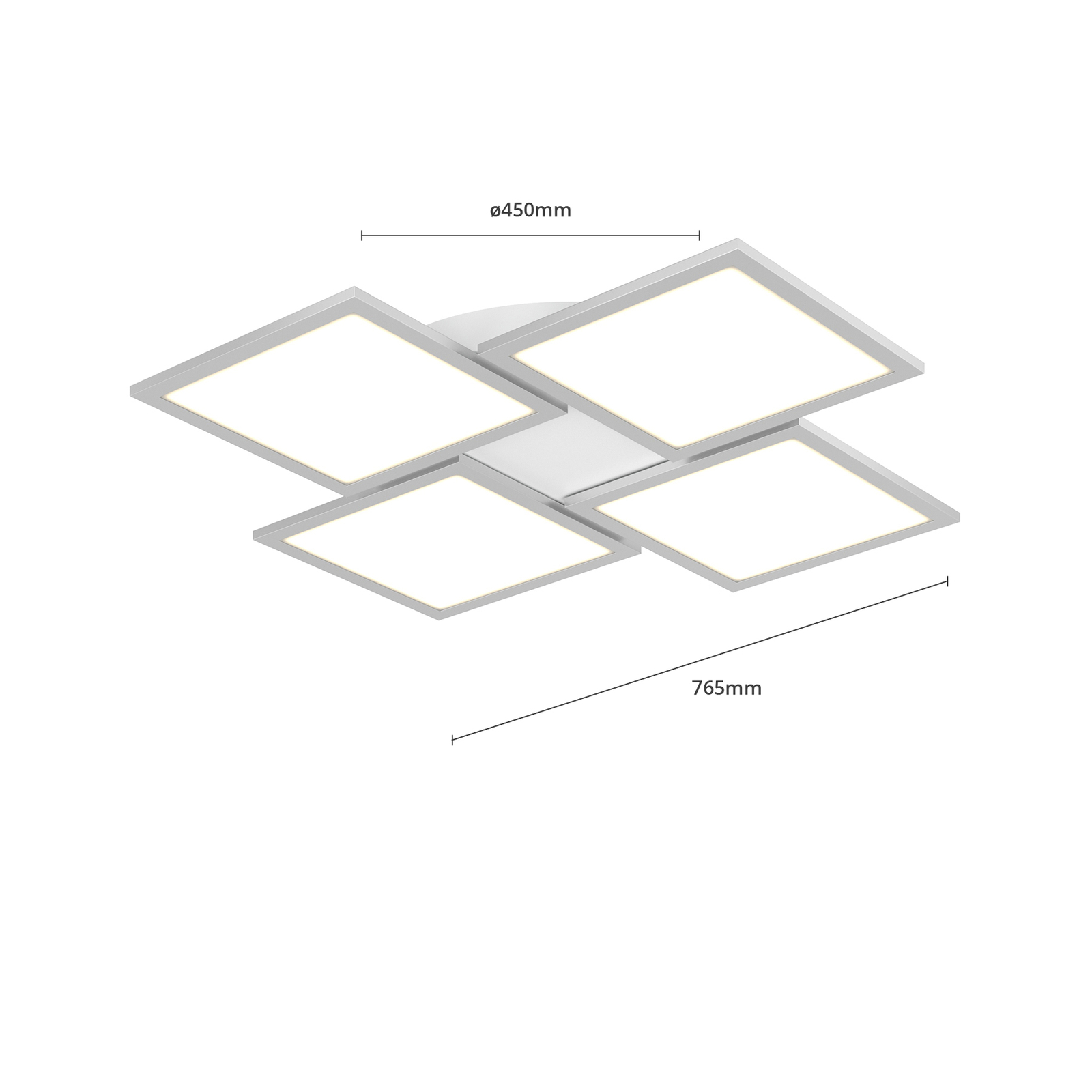 Lucande LED-kattovalaisin Ilira, CCT, 4-lamppuinen - Image 6