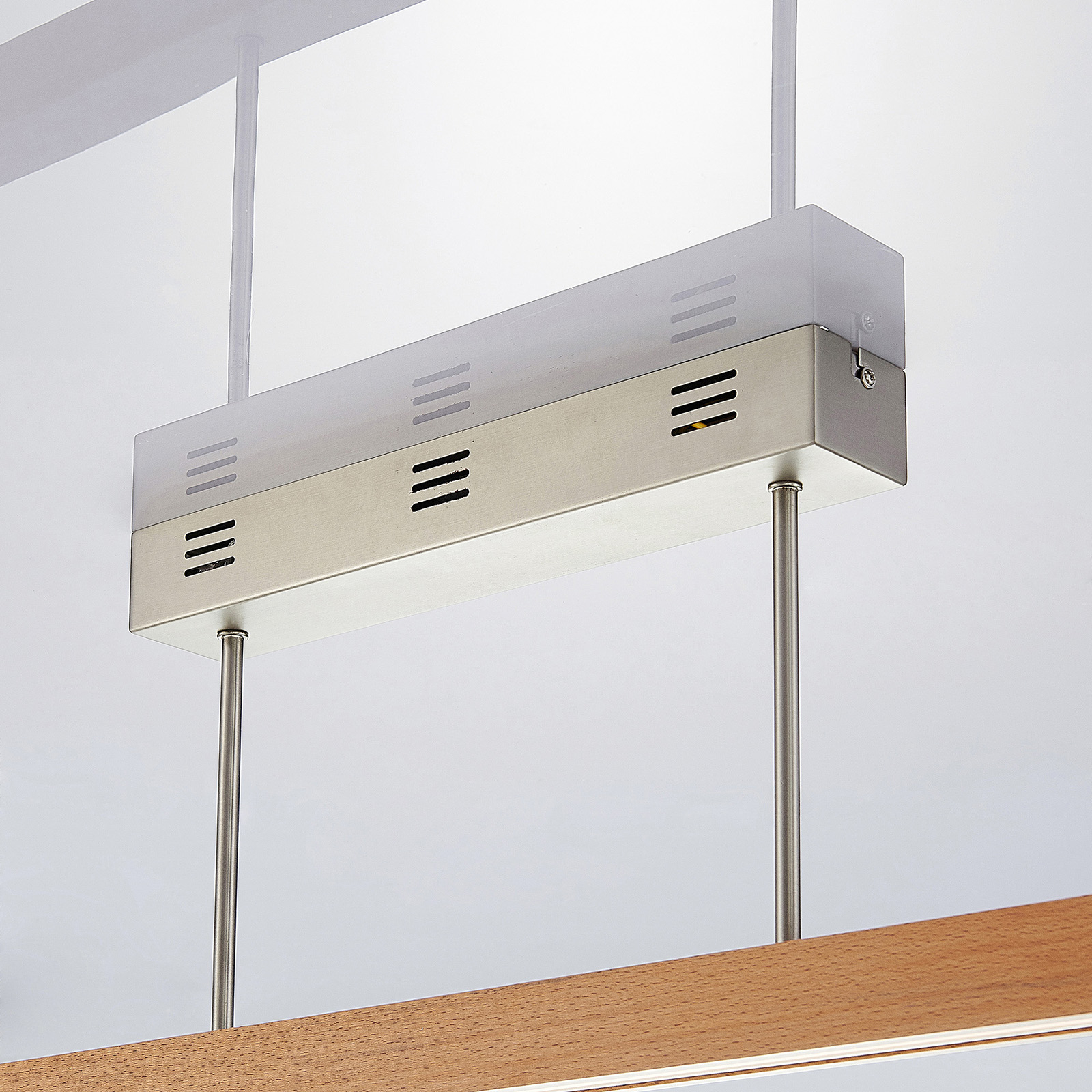 Lucande LED-kattovalaisin Tamlin, Pyökki, 140 cm - Image 6