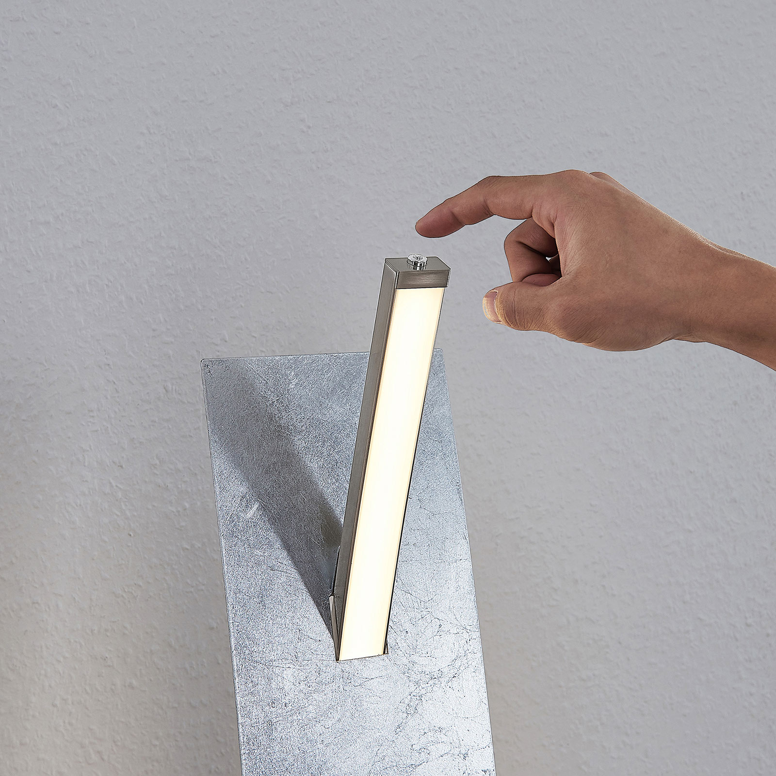 Lucande LED-lattiavalaisin Marija, Hopeanvärinen - Image 6