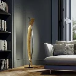 Lucande LED-lattiavalaisin Marija, Musta