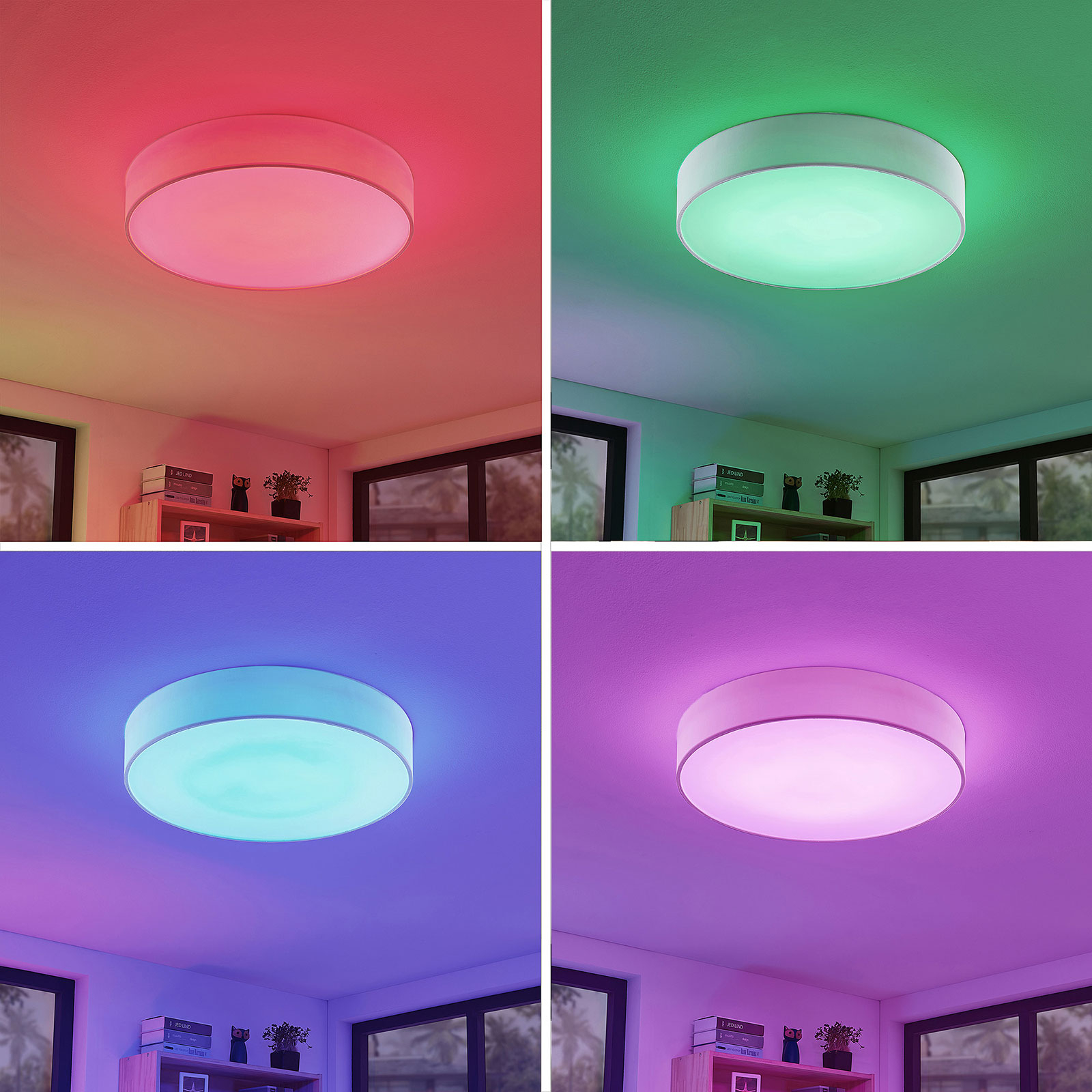 Lucande LED-RGB-kattovalaisin Ajai 3 000–5 000 K WiZ 60 cm - Image 2