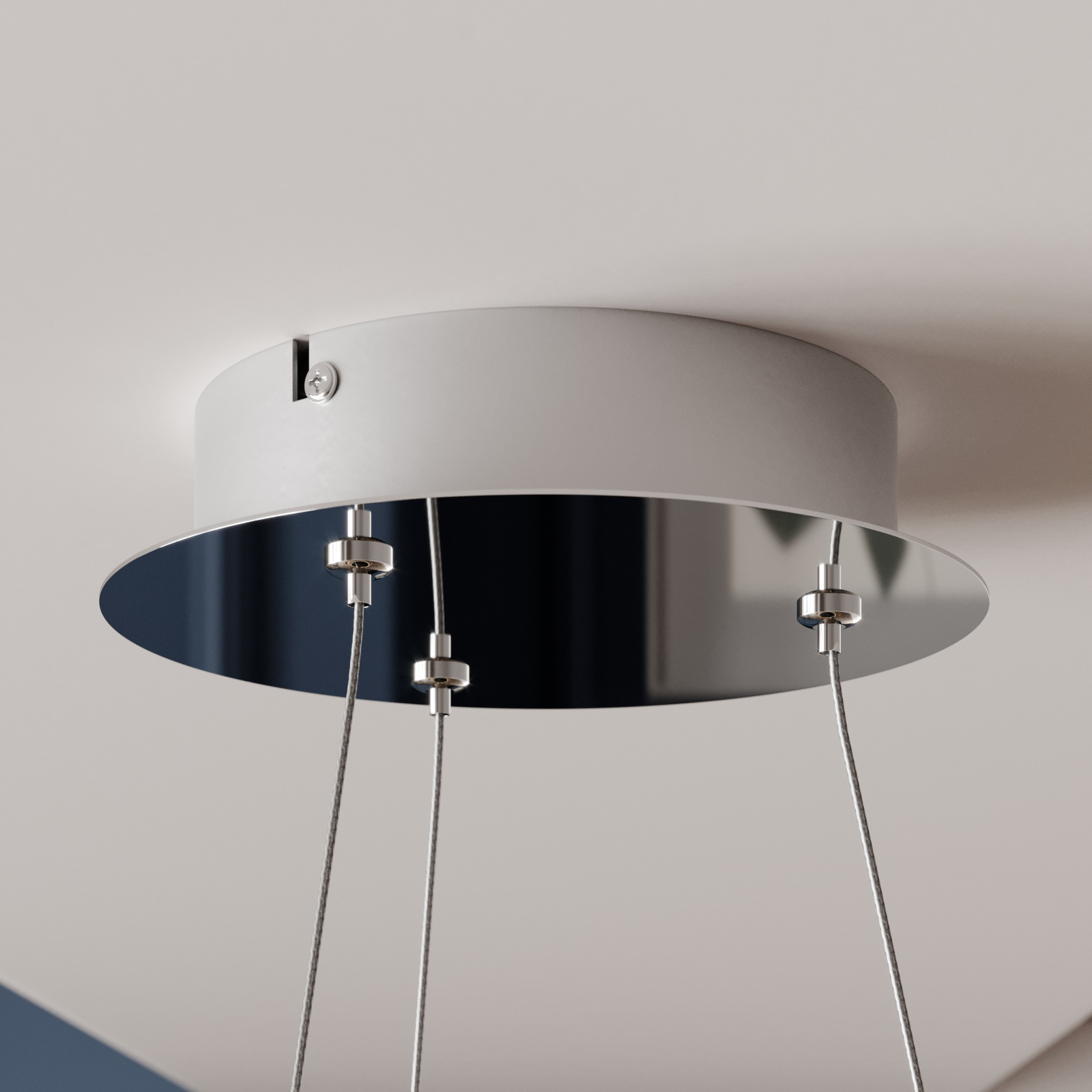 Lucande LED-riippuvalo Lyani, Kromi, Himmennettävä, 50 Cm - Image 3