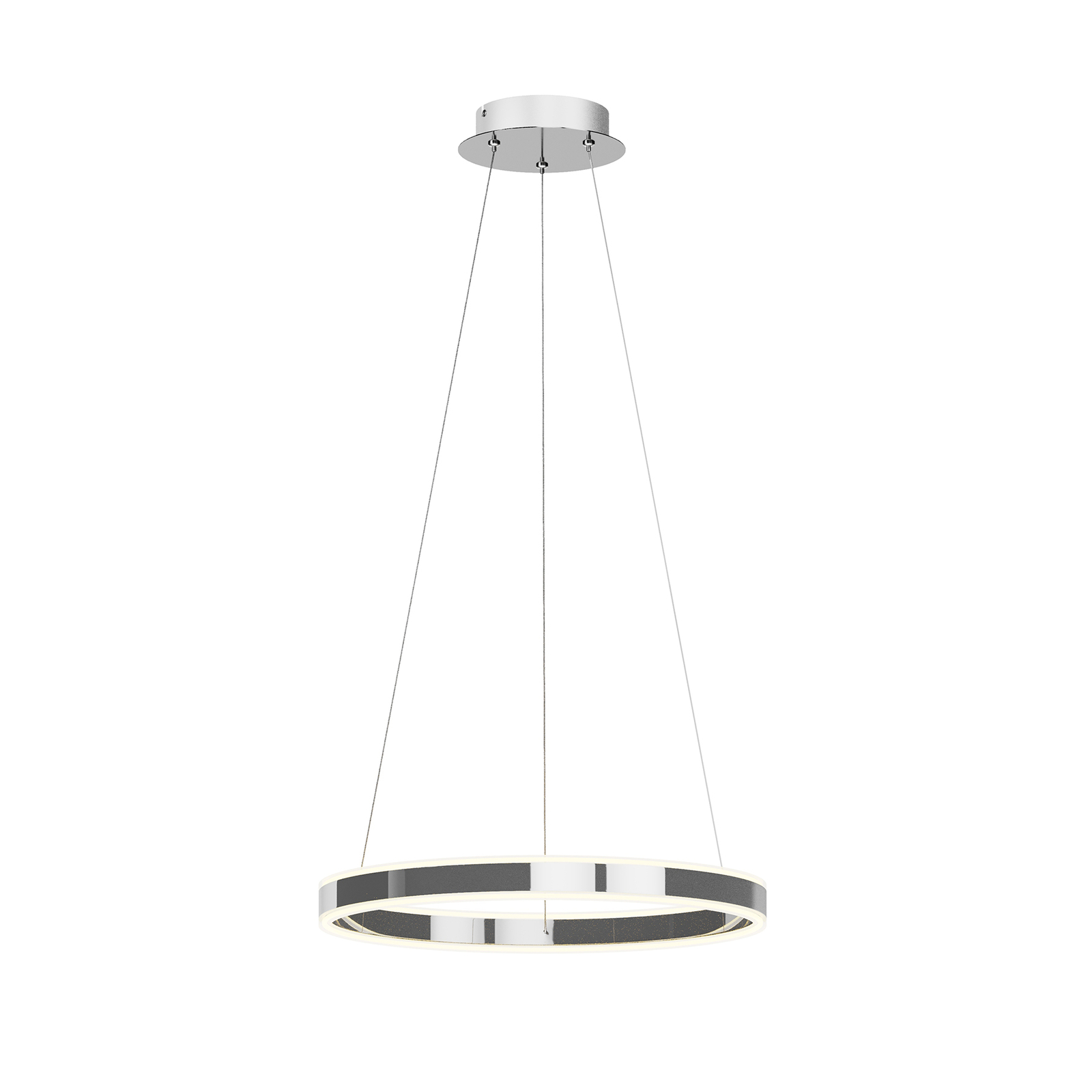 Lucande LED-riippuvalo Lyani, Kromi, Himmennettävä, 50 Cm - Image 5