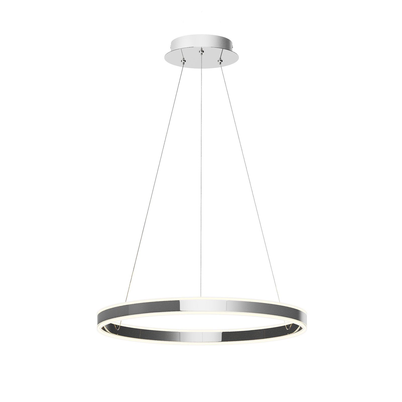 Lucande LED-riippuvalo Lyani, Kromi, Himmennettävä, 60 Cm - Image 5