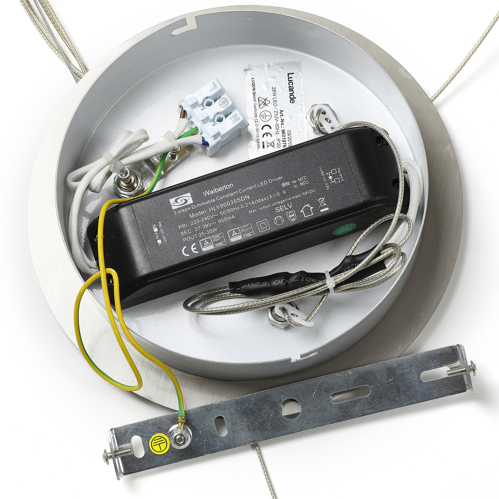 Lucande LED-riippuvalo Lyani, Kromi, Himmennettävä, 60 Cm - Image 7