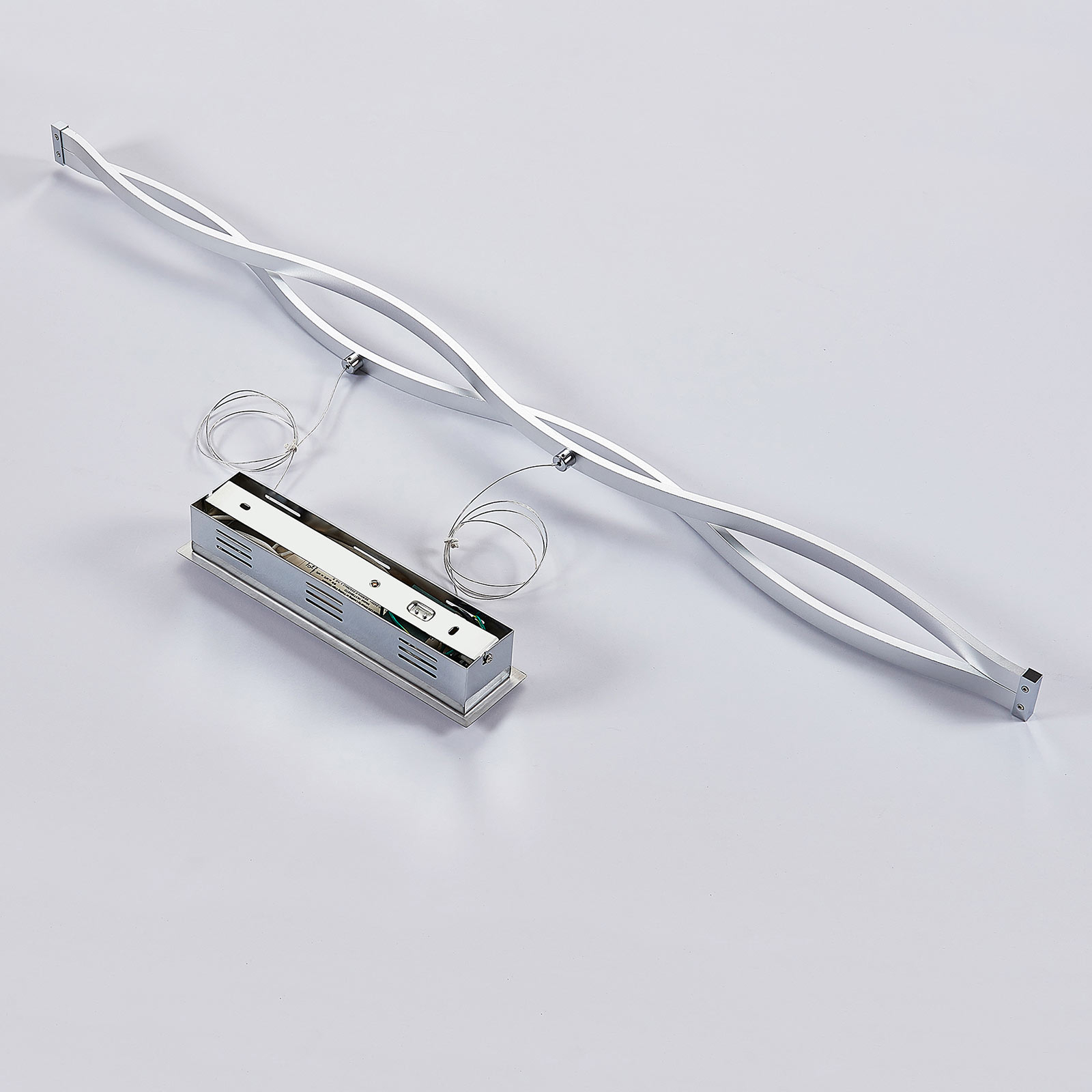 Lucande LED-tankoriippuvalaisin Roan, Aaltoileva - Image 8