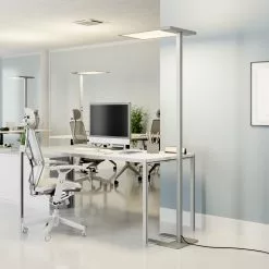 Lucande LED-toimistovalaisin Esmael, 36 W+20 W Himmennin