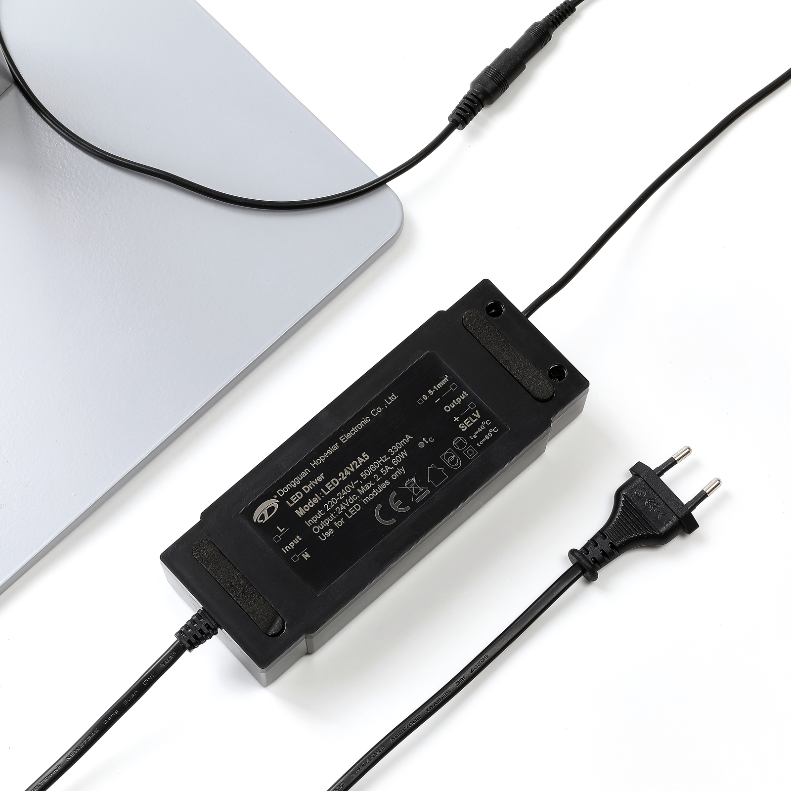 Lucande LED-toimistovalaisin Esmael, 36 W+20 W Himmennin - Image 7