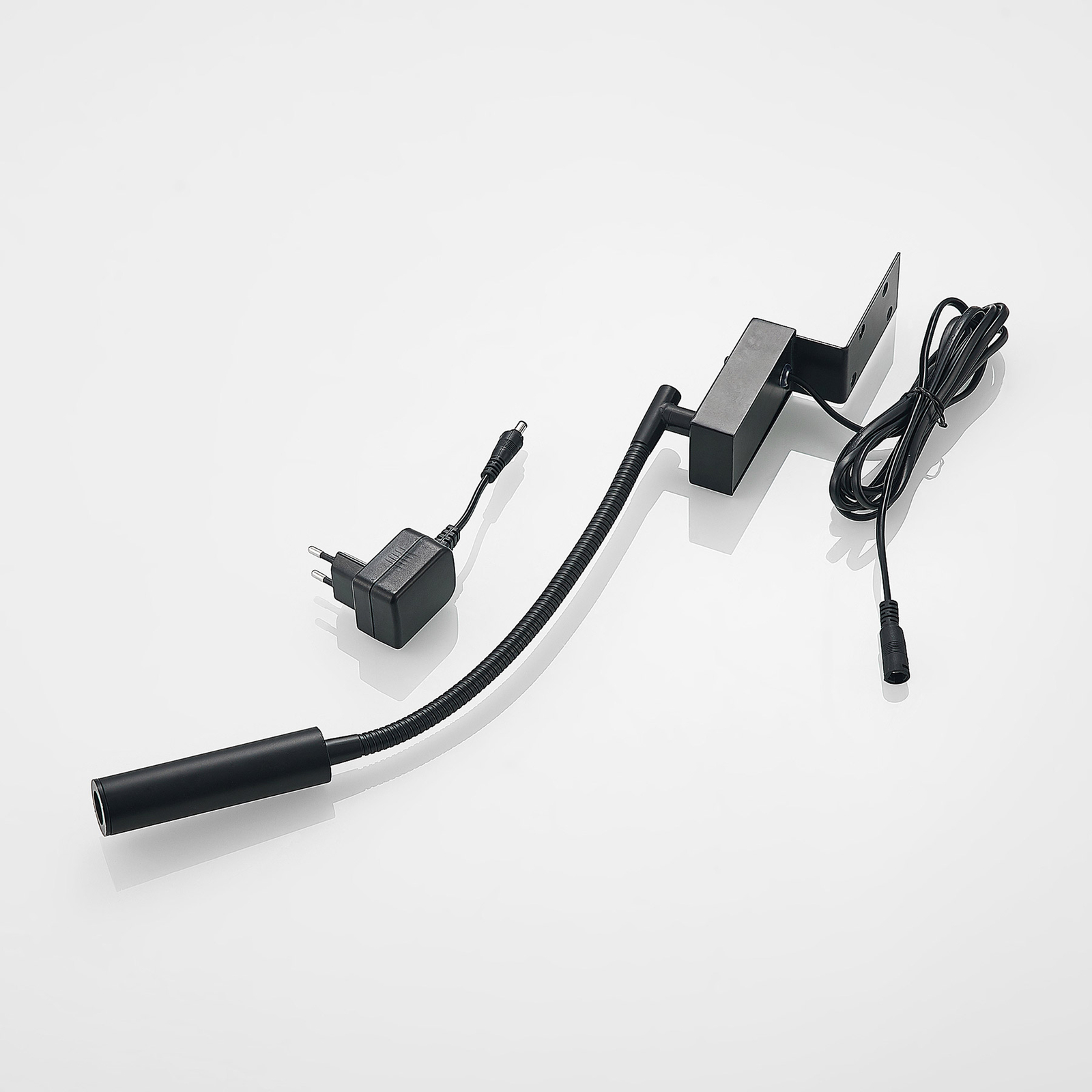 Lucande Anaella -LED-seinävalaisin, Musta, 55 Cm - Image 7