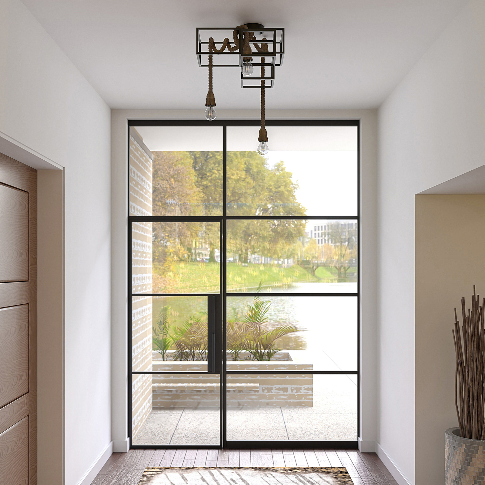 Lucande Andrik -kattovalaisin 3-lamppuinen - Image 3