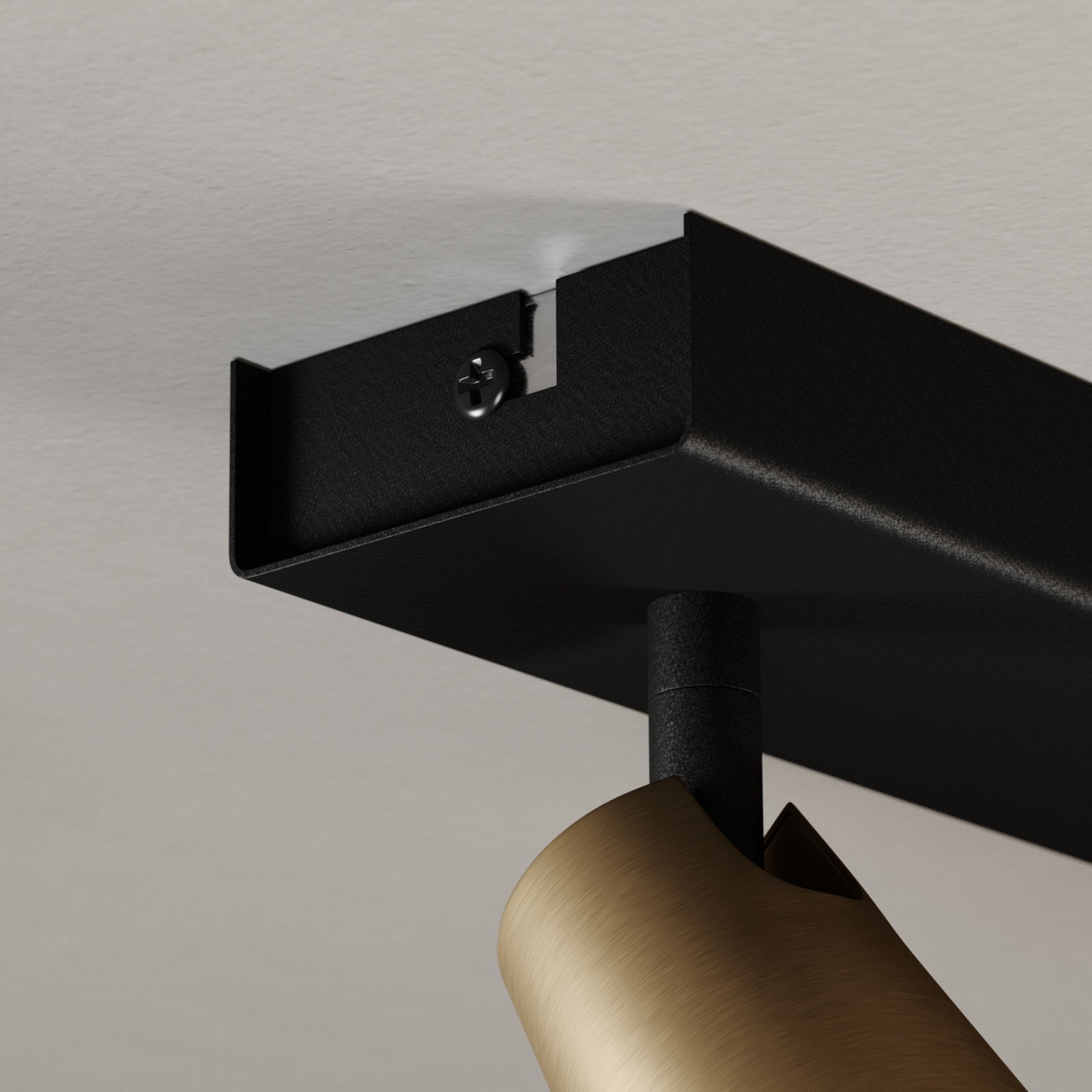 Lucande Angelina -kattovalo Messinki-kulta 2-lamp. - Image 4