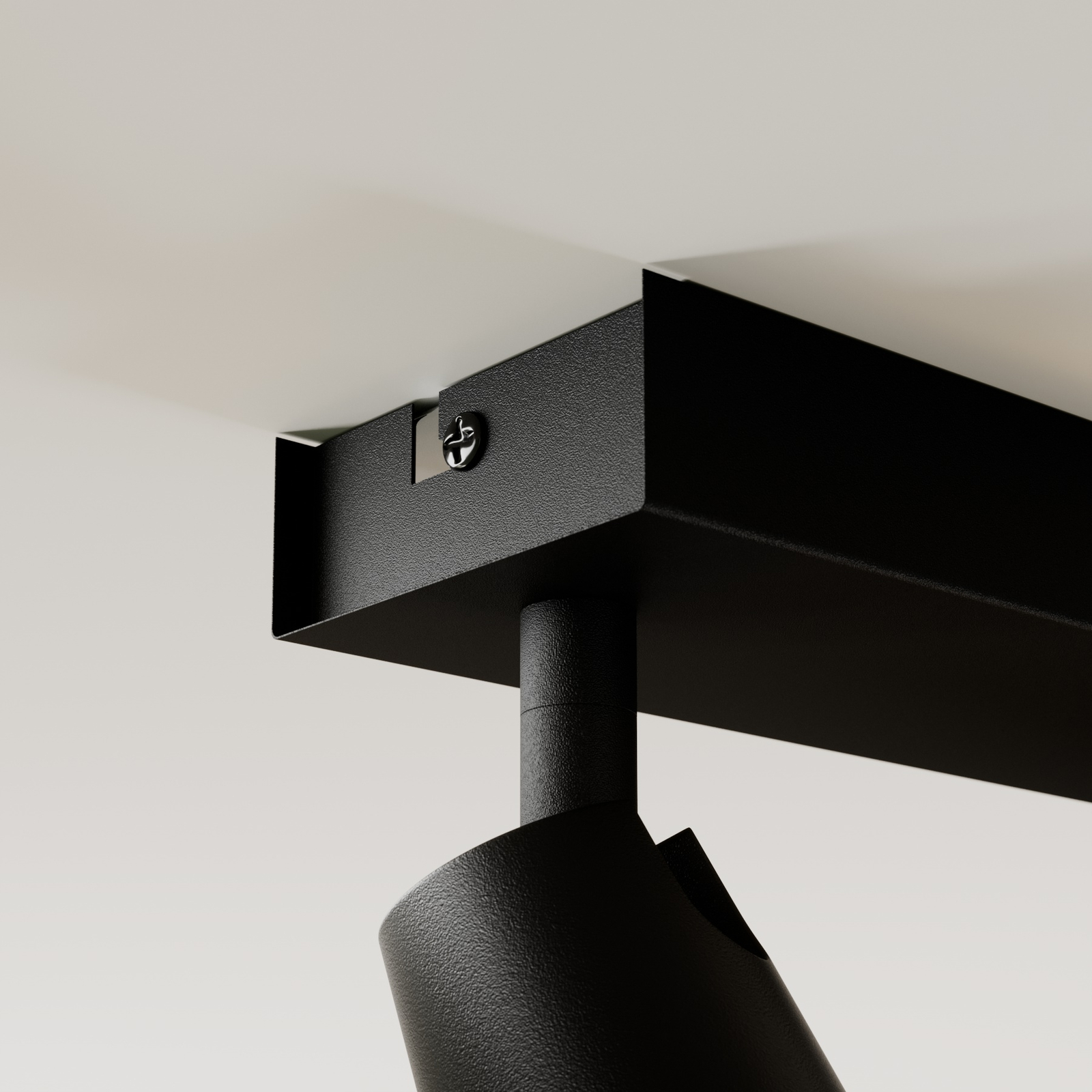 Lucande Angelina -kattovalo, Musta-kulta, 4-lamp. - Image 3