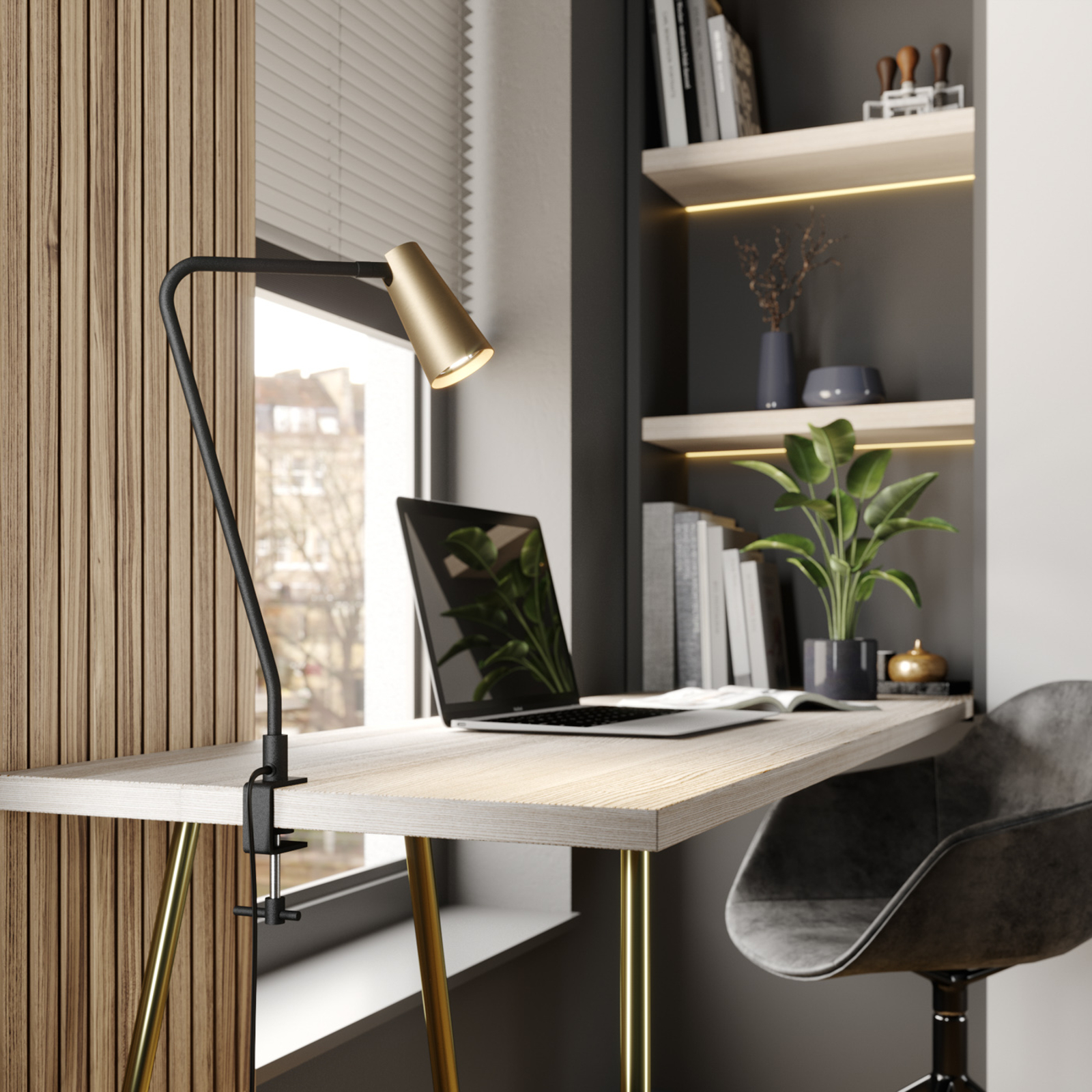 Lucande Angelina -klipsivalaisin, Messinki-kulta