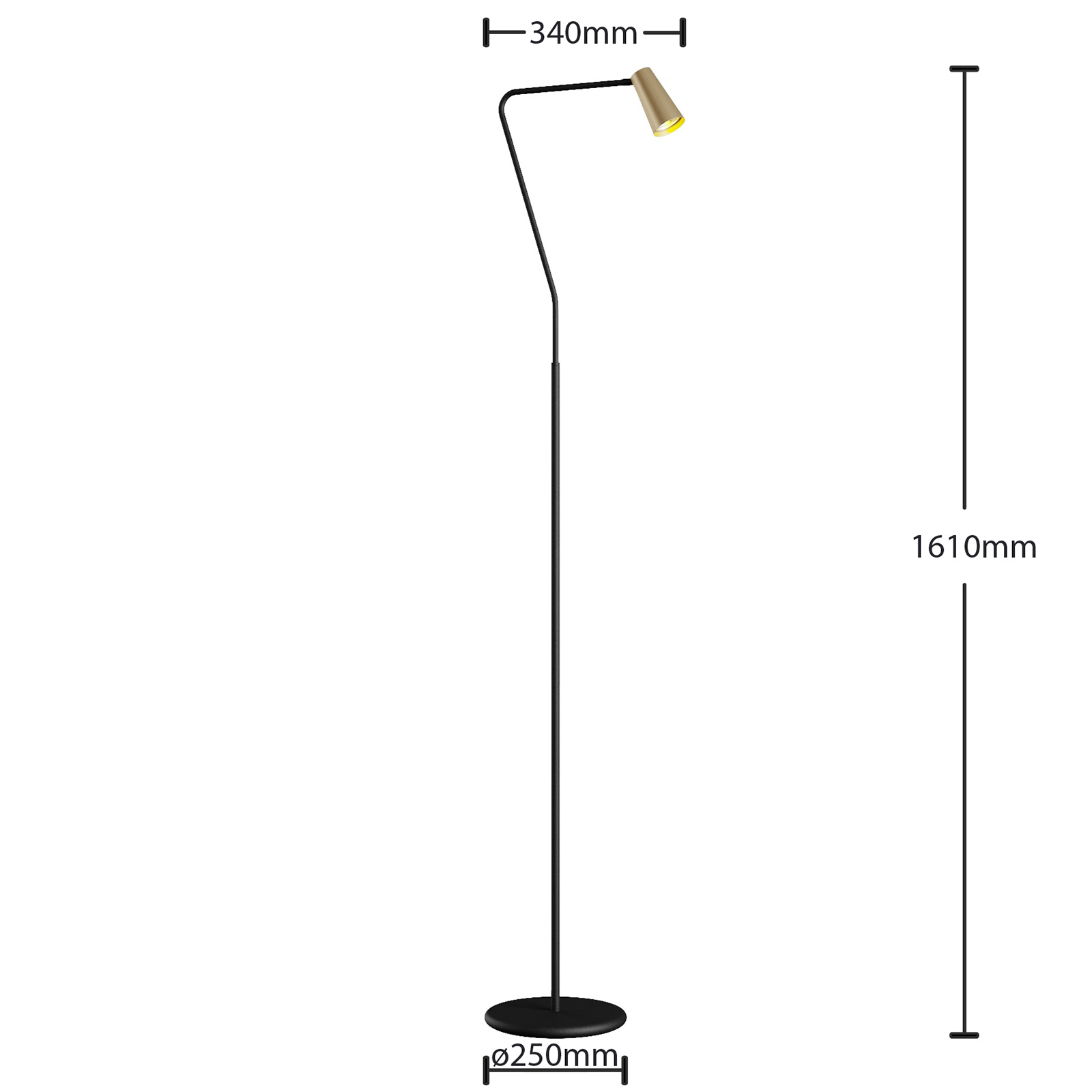 Lucande Angelina -lattiavalo, Messinki-kulta - Image 3