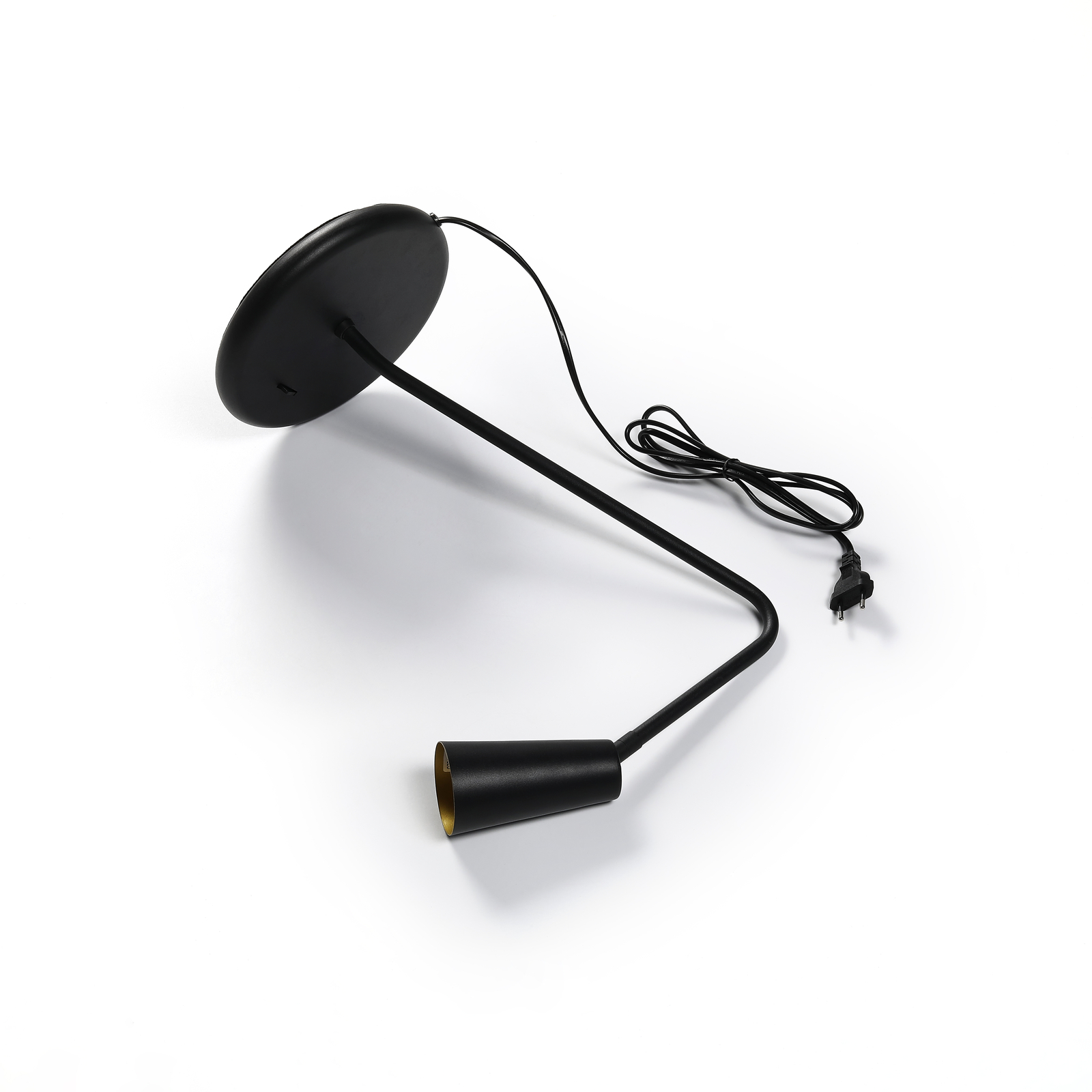 Lucande Angelina -pöytälamppu, Musta-kulta - Image 7