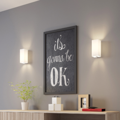 Lucande Asra-seinävalaisin, Kulmikas Lasivarjostin