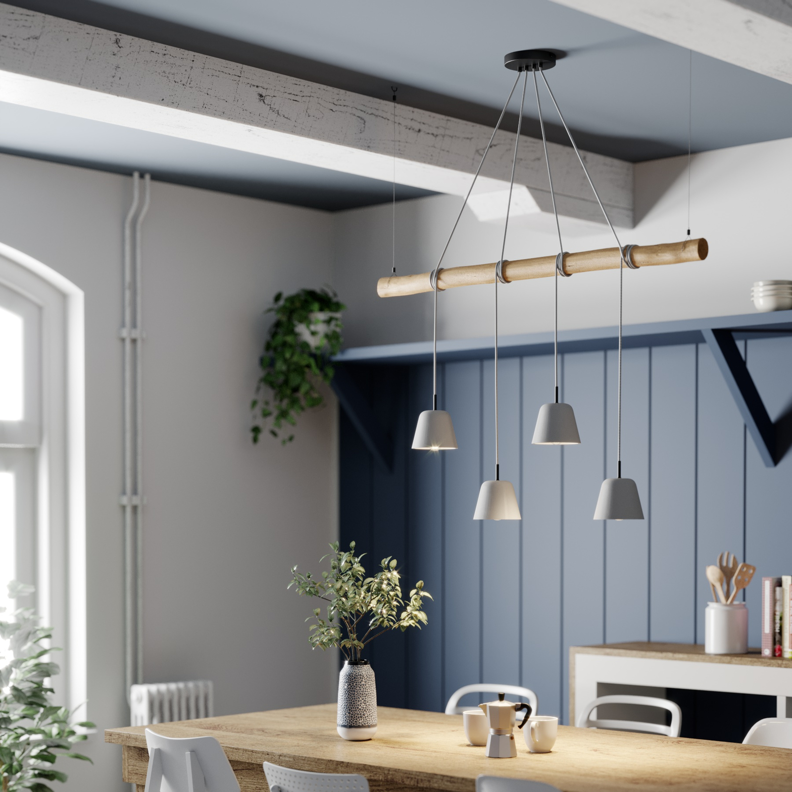 Lucande Astan -riippuvalaisin, Betonivarjostin