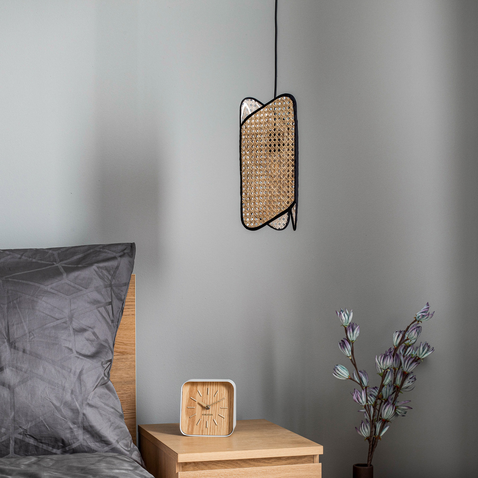 Lucande Bassiola -riippuvalo Bambua, 1-lamppuinen - Image 2