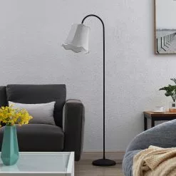 Lucande Binta -lattiavalo, Vintage, Hopeanharmaa