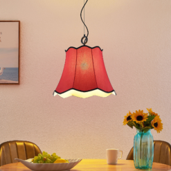 Lucande Binta -riippuvalo, 1-lamppuinen, Ruoste