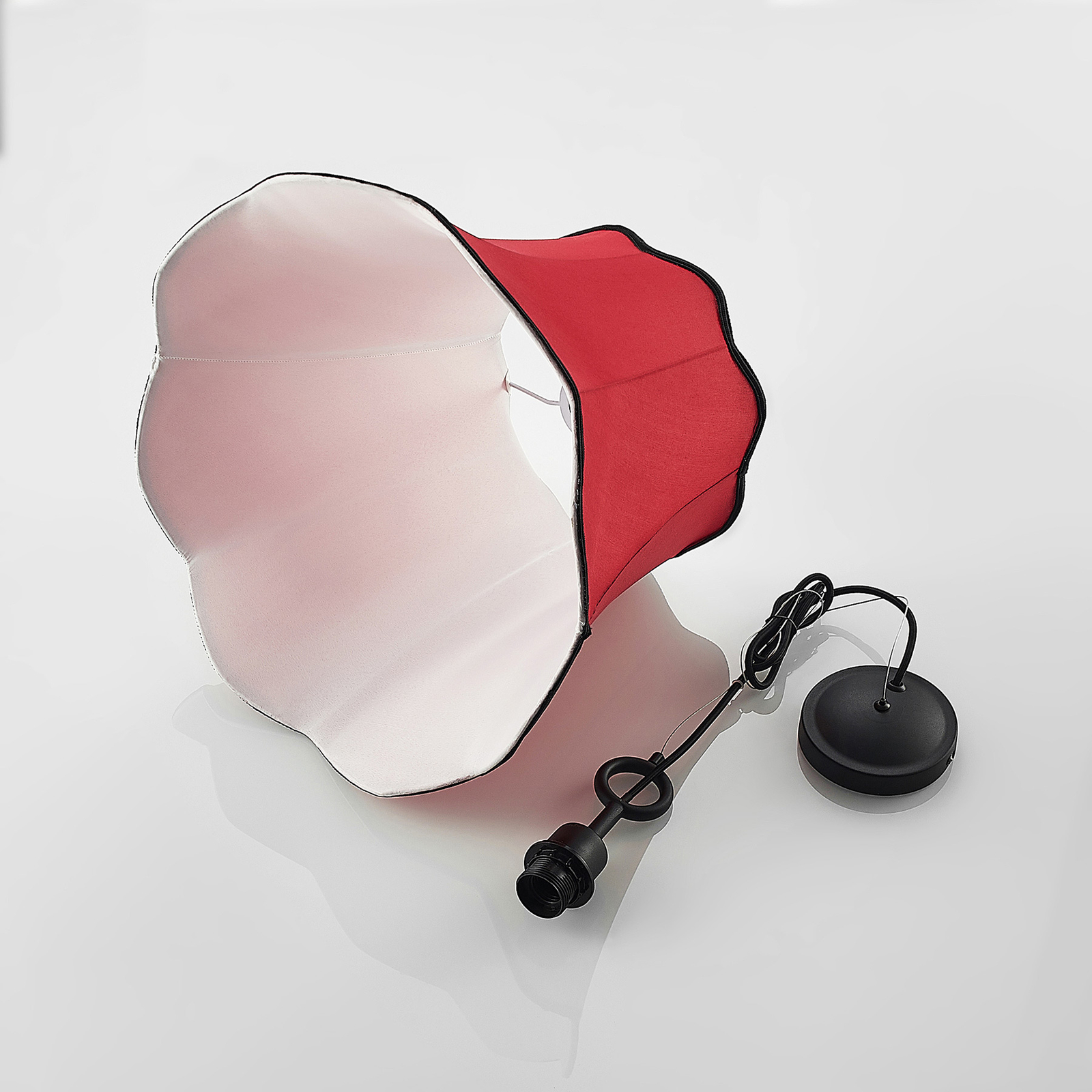 Lucande Binta -riippuvalo, 1-lamppuinen, Ruoste - Image 7