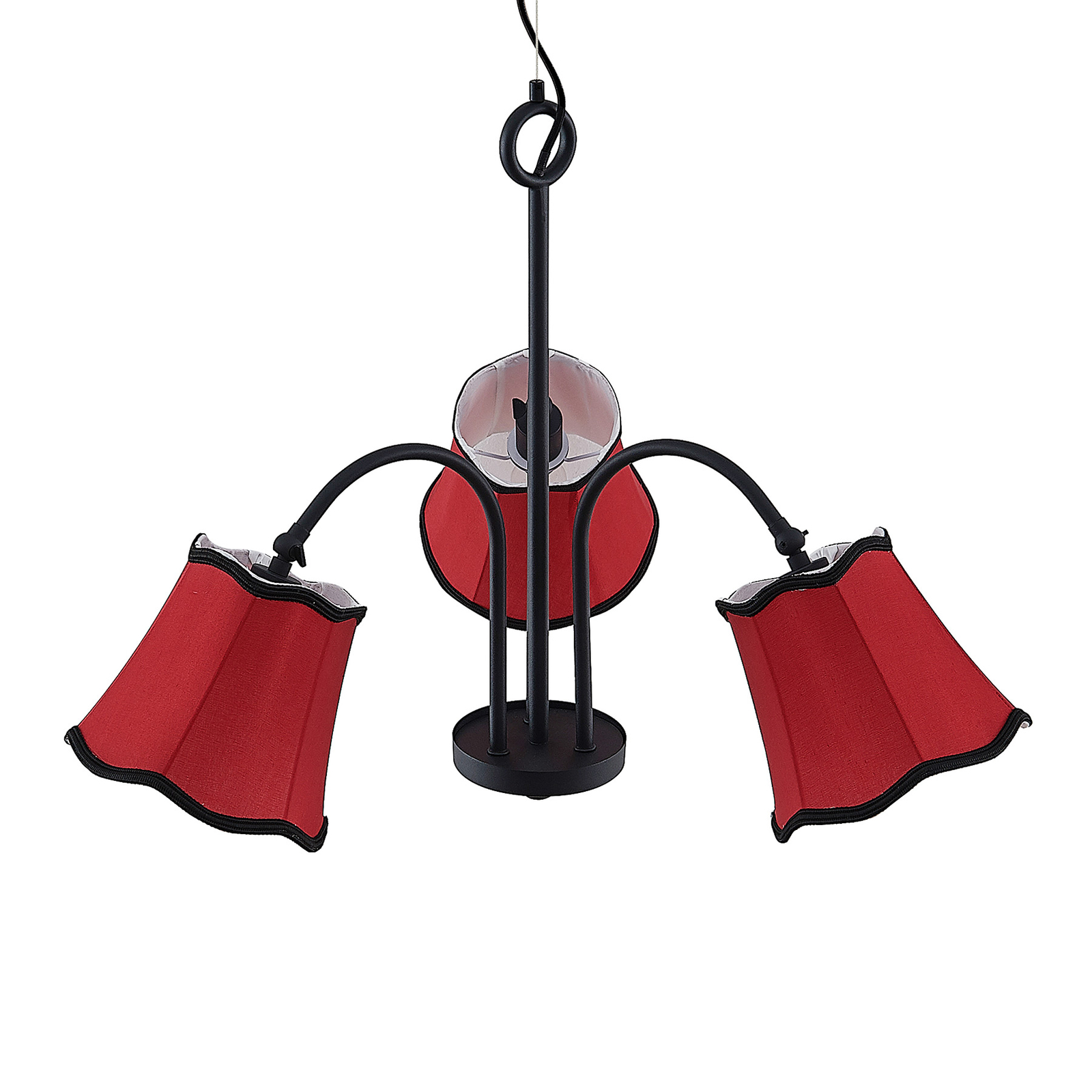 Lucande Binta -riippuvalo, 3-lamppuinen, Ruoste - Image 5