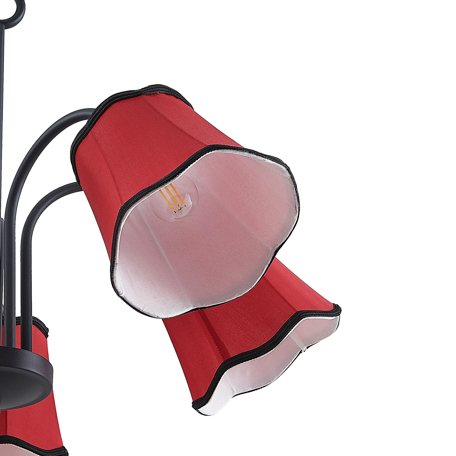 Lucande Binta -riippuvalo, 5-lamppuinen, Ruoste - Image 6