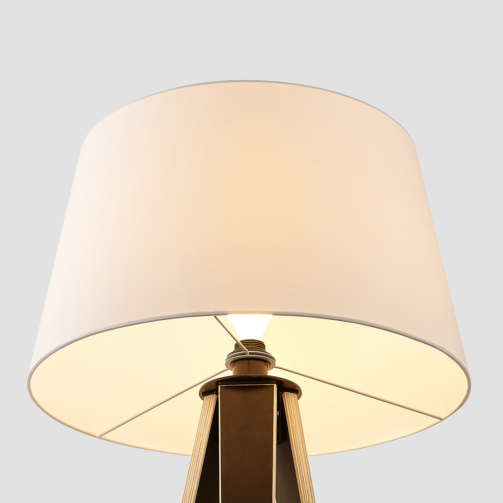 Lucande Bodhi -lattiavalo Kolmijalalla, Valkoinen - Image 4