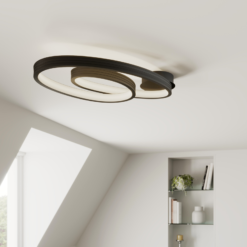 Lucande Bronwyn -LED-kattovalaisin, 72,5 Cm