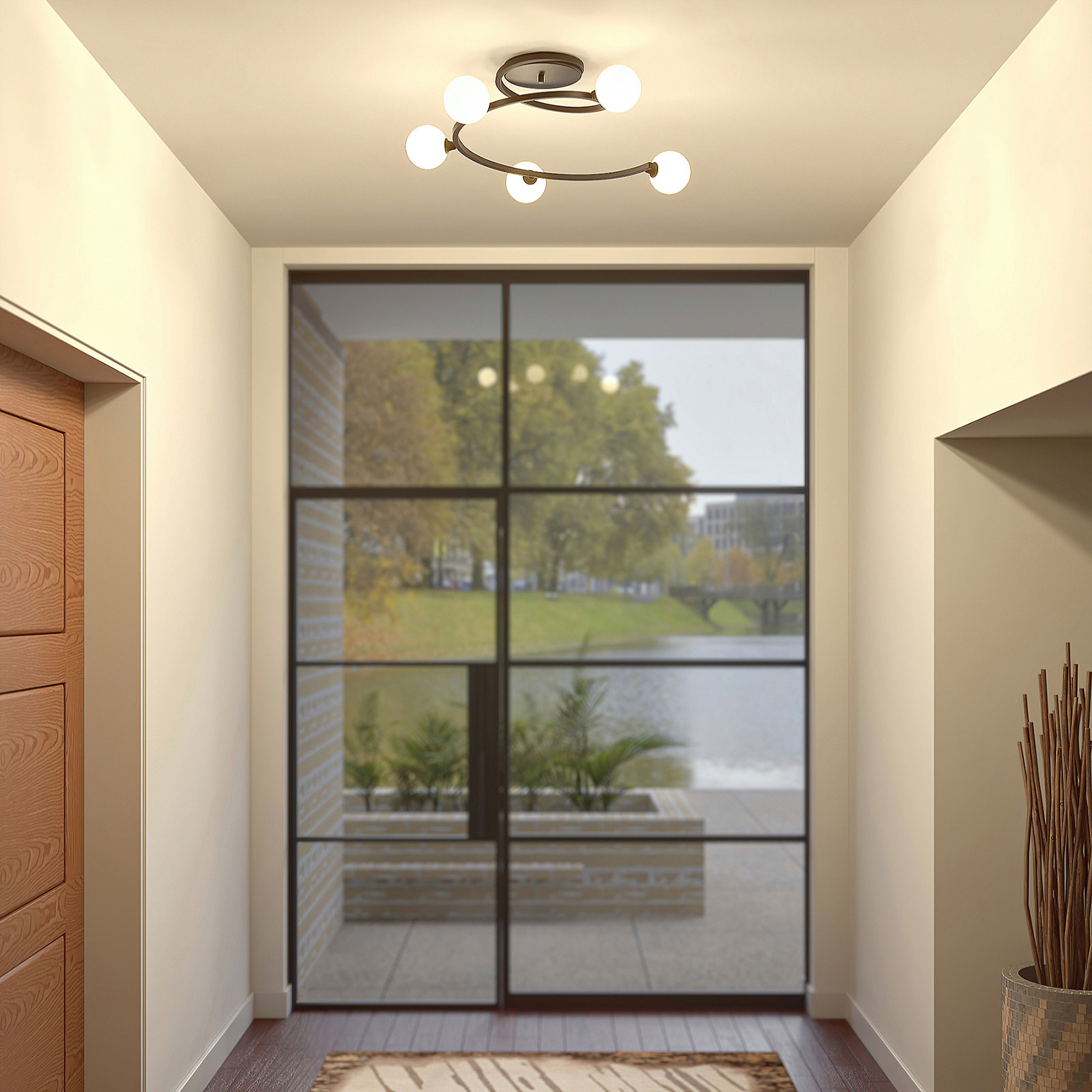 Lucande Chenoa -kattovalaisin, Kierteinen