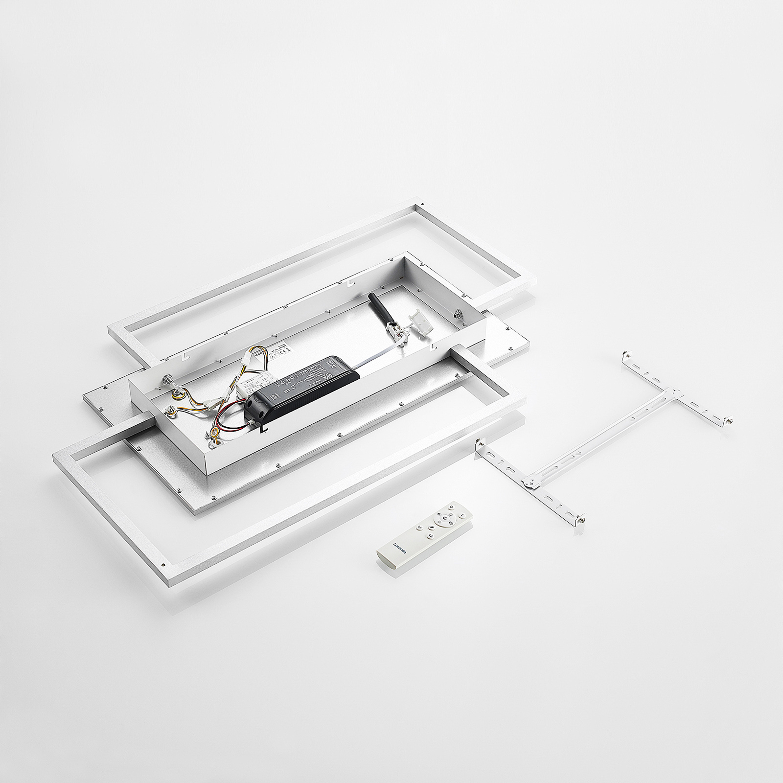 Lucande Ciaran -LED-kattovalaisin, Suorakaide, CCT - Image 7