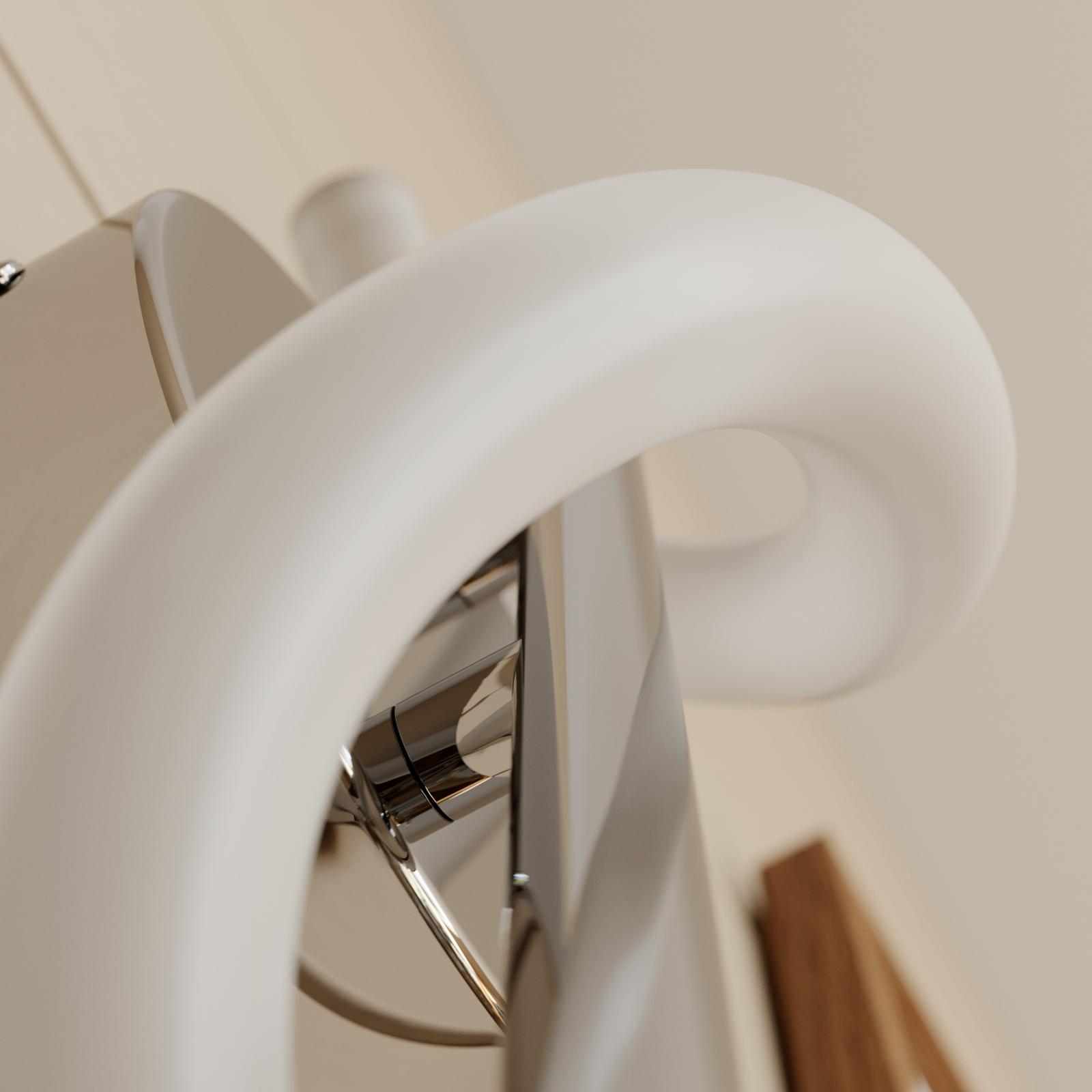 Lucande Curla -LED-seinävalaisin Kromia - Image 8