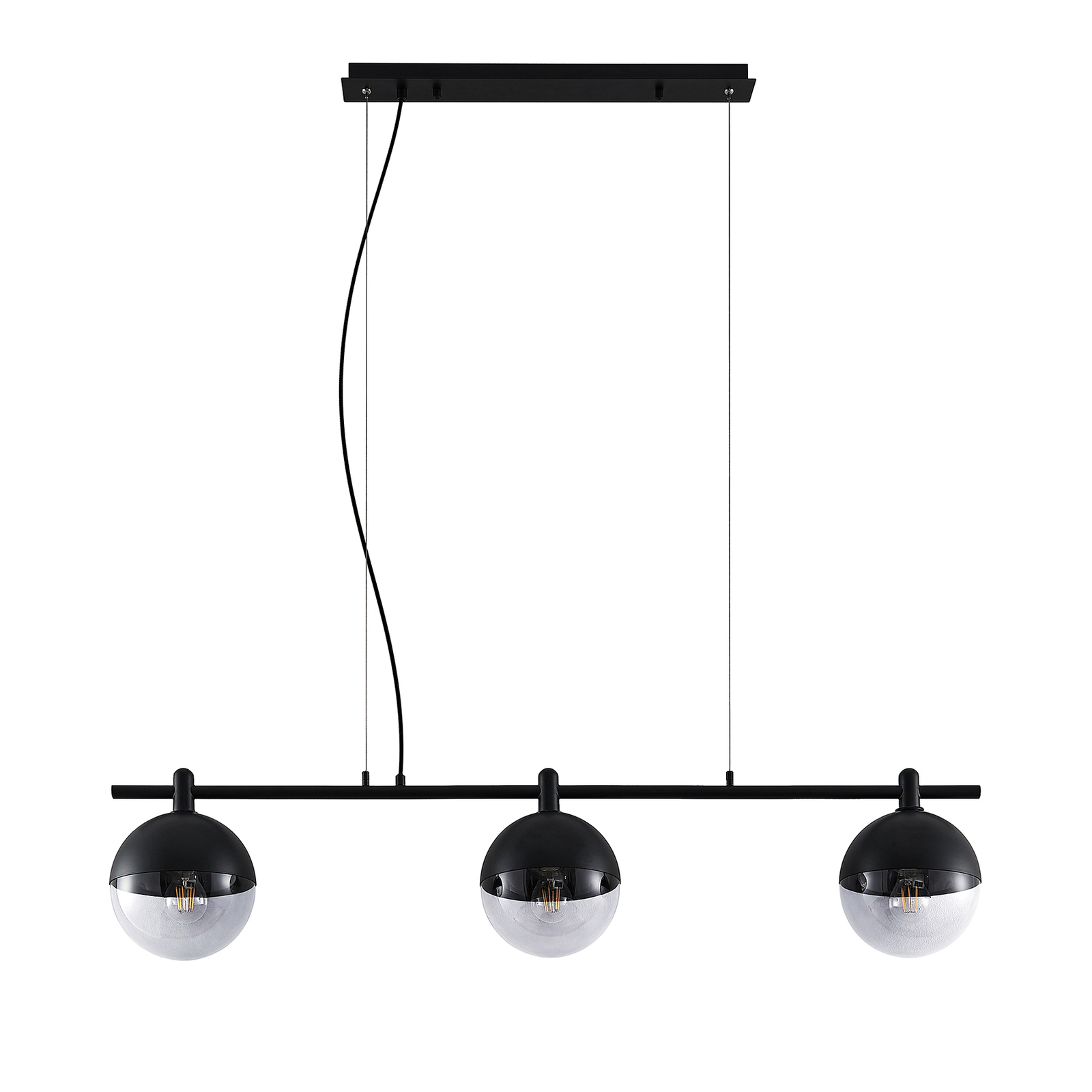 Lucande Dustian -riippuvalo, 3-lamp., 124 Cm - Image 5