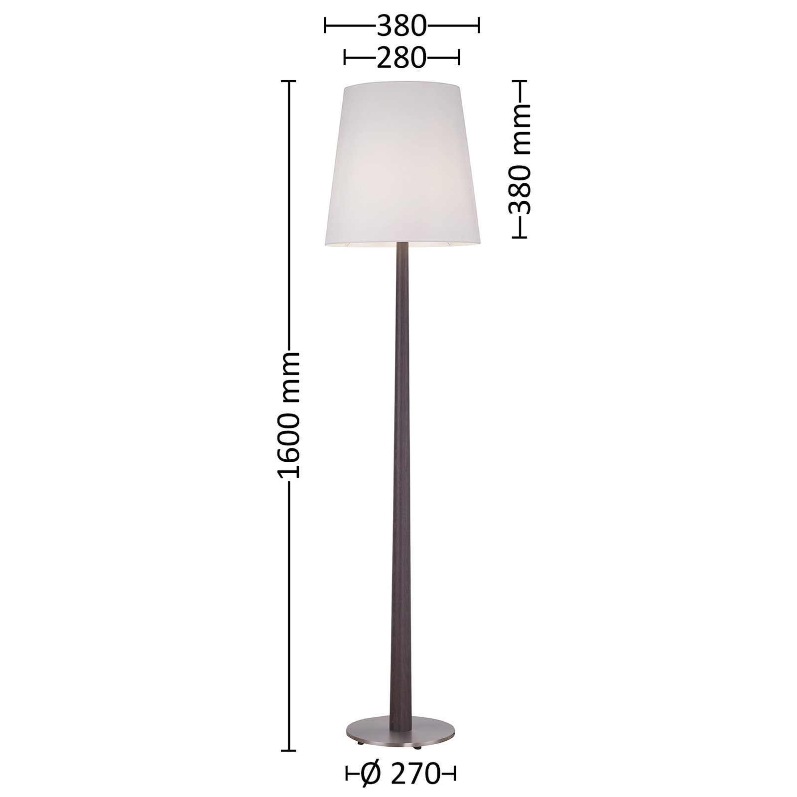 Lucande Elif Lattia Valkoinen Kartiomainen Tumma - Image 4