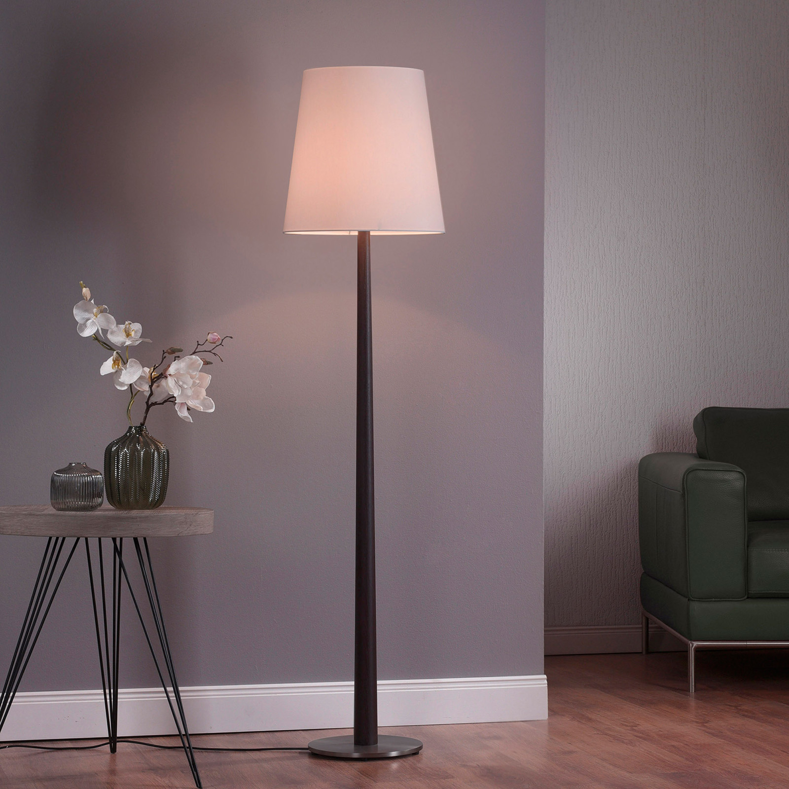 Lucande Elif Lattia Valkoinen Kartiomainen Tumma - Image 9