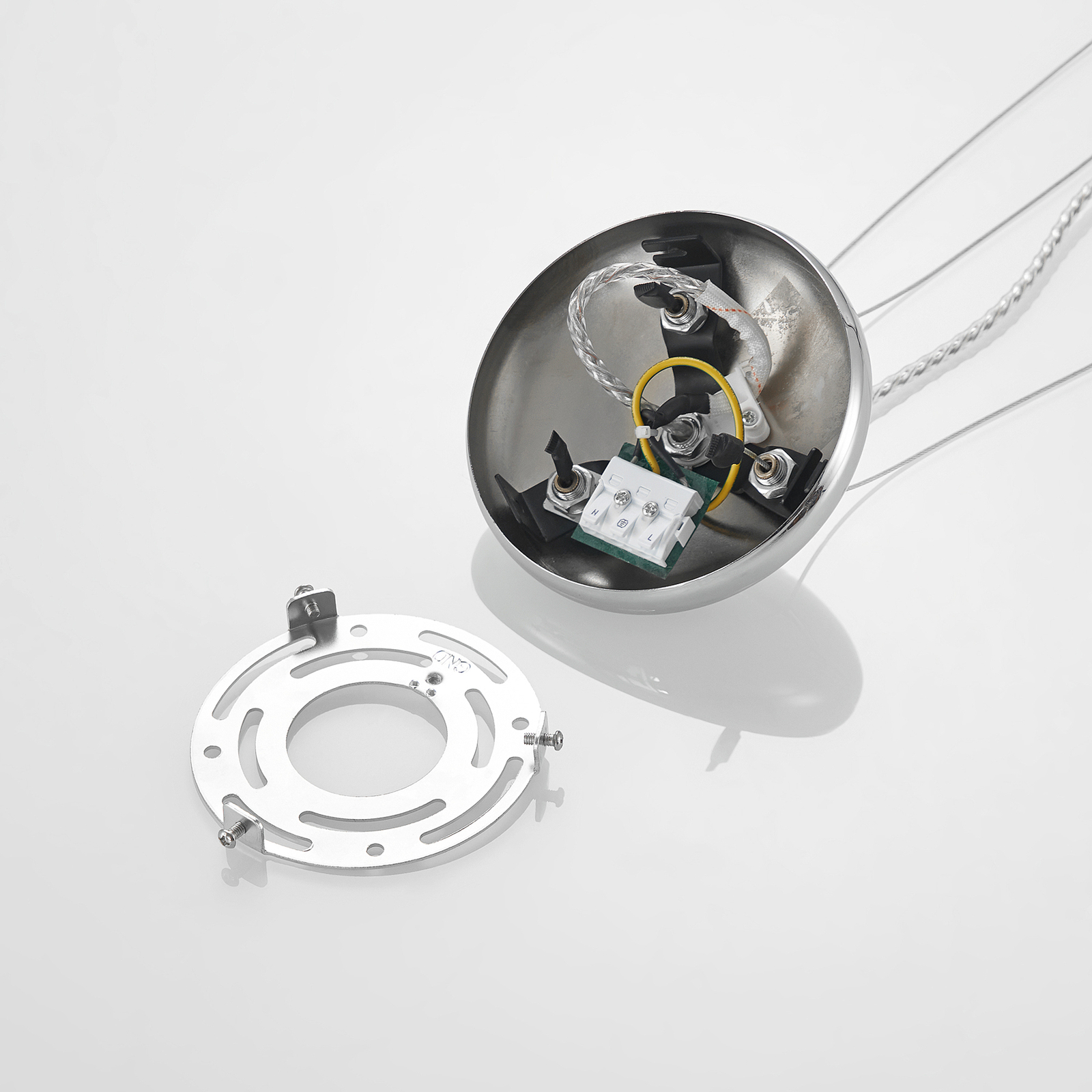 Lucande Elinara -kristalliriippuvalaisin, Kromi - Image 8