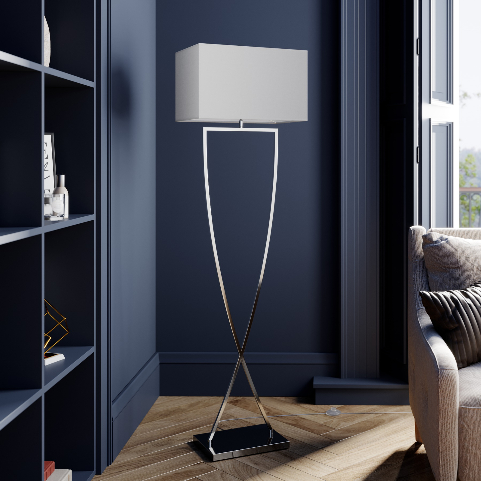 Lucande Evaine Lattiavalaisin, Kromi, Valkoinen - Image 2