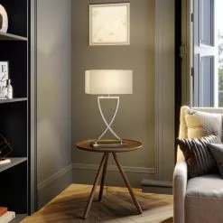 Lucande Evaine Pöytävalaisin, Kromi, Valkoinen