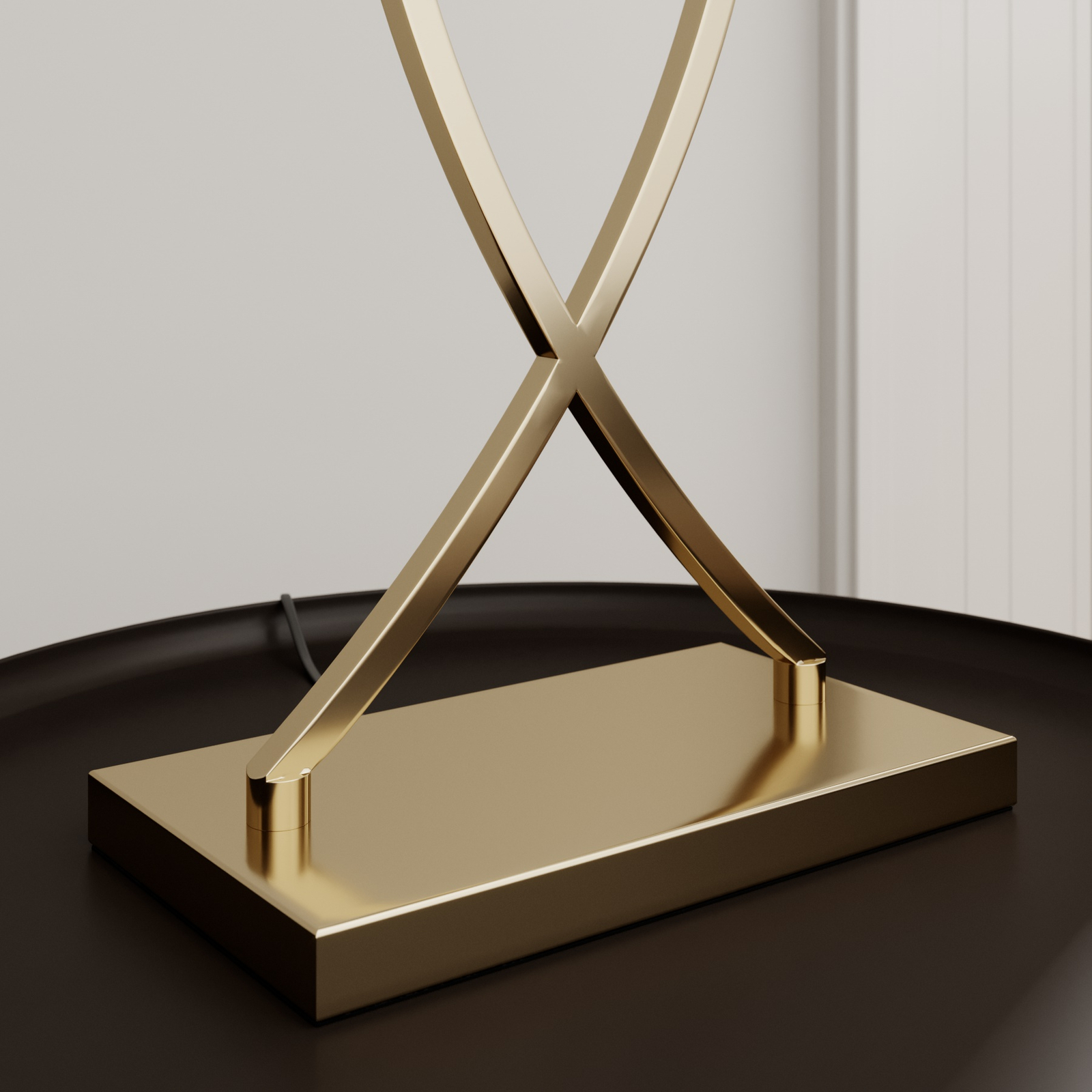 Lucande Evaine Pöytävalaisin, Messinki, Musta - Image 3