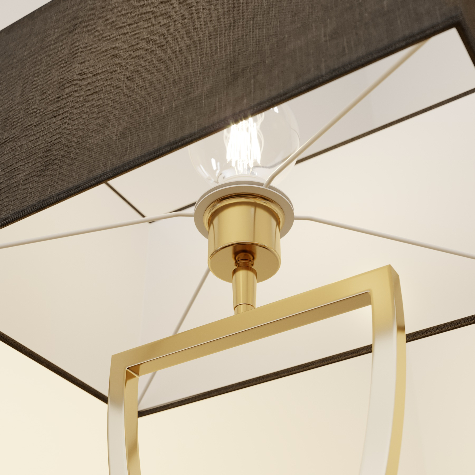 Lucande Evaine Pöytävalaisin, Messinki, Musta - Image 4