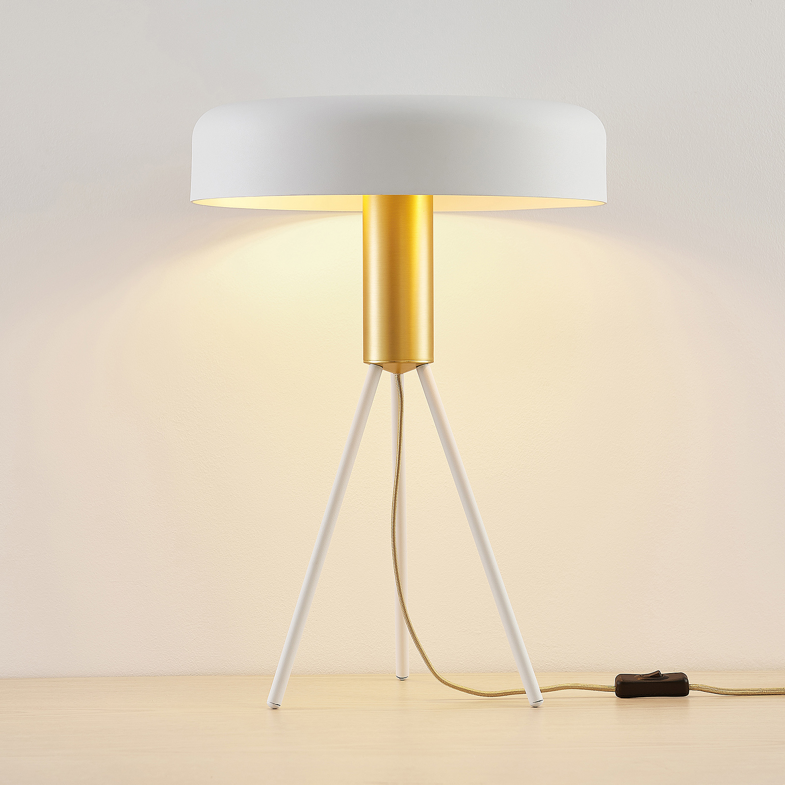 Lucande Filoreta -pöytävalaisin, Valkoinen - Image 7