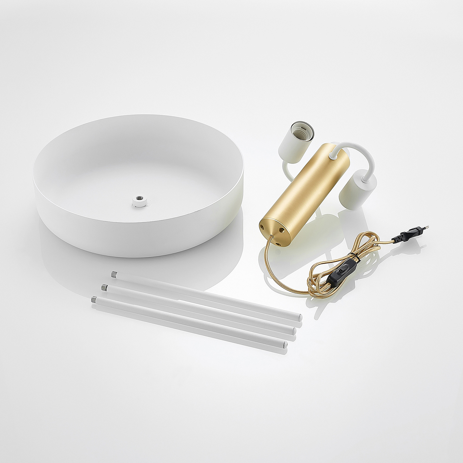 Lucande Filoreta -pöytävalaisin, Valkoinen - Image 8