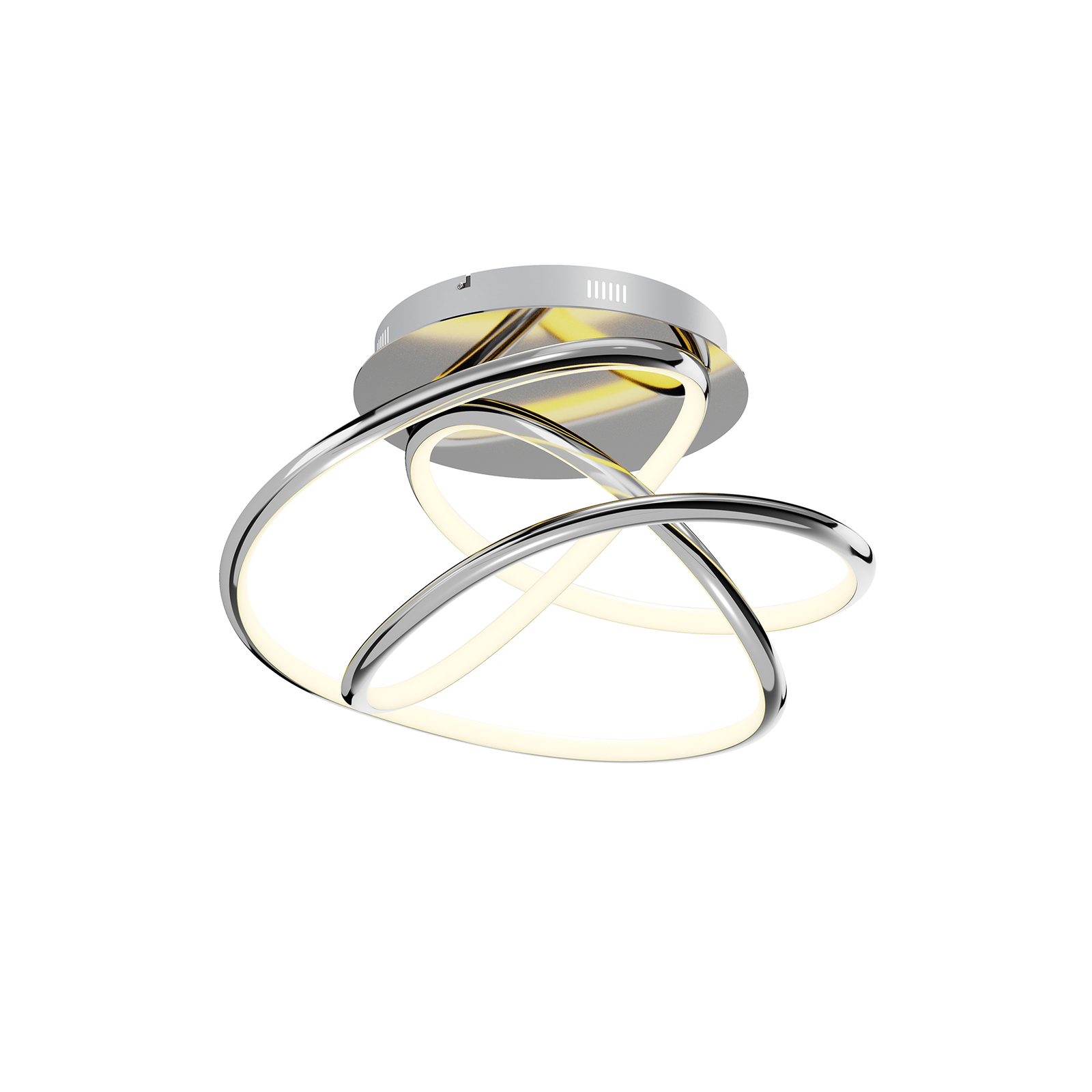 Lucande Fluxus -LED-kattovalo, 3-port. Himmennys - Image 5