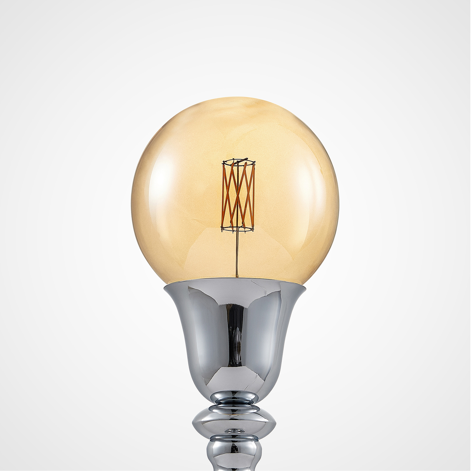 Lucande Gesja -pöytälamppu, Kromia - Image 3