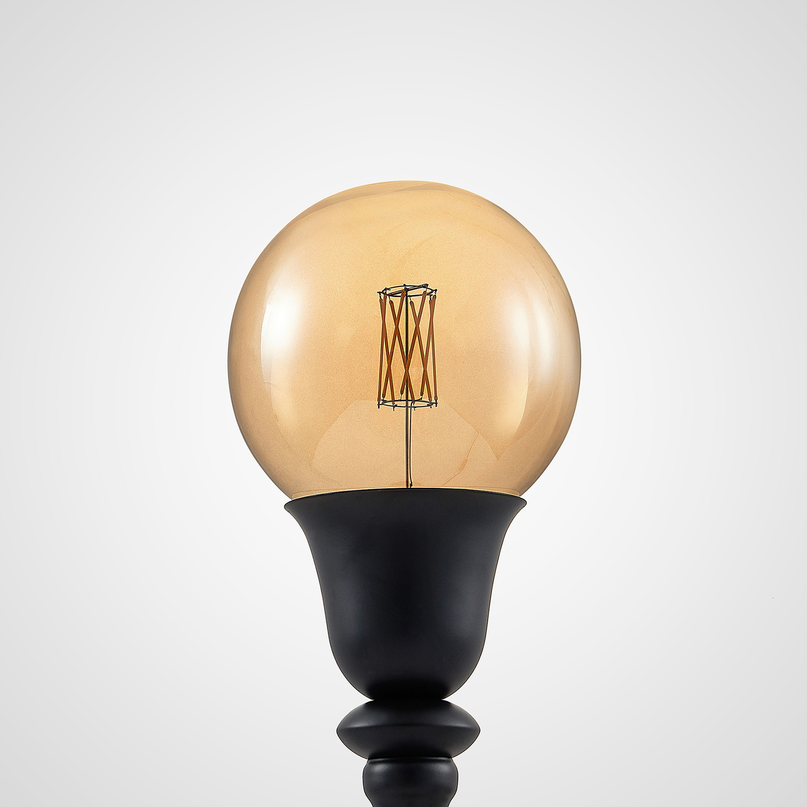 Lucande Gesja -pöytälamppu, Musta - Image 3