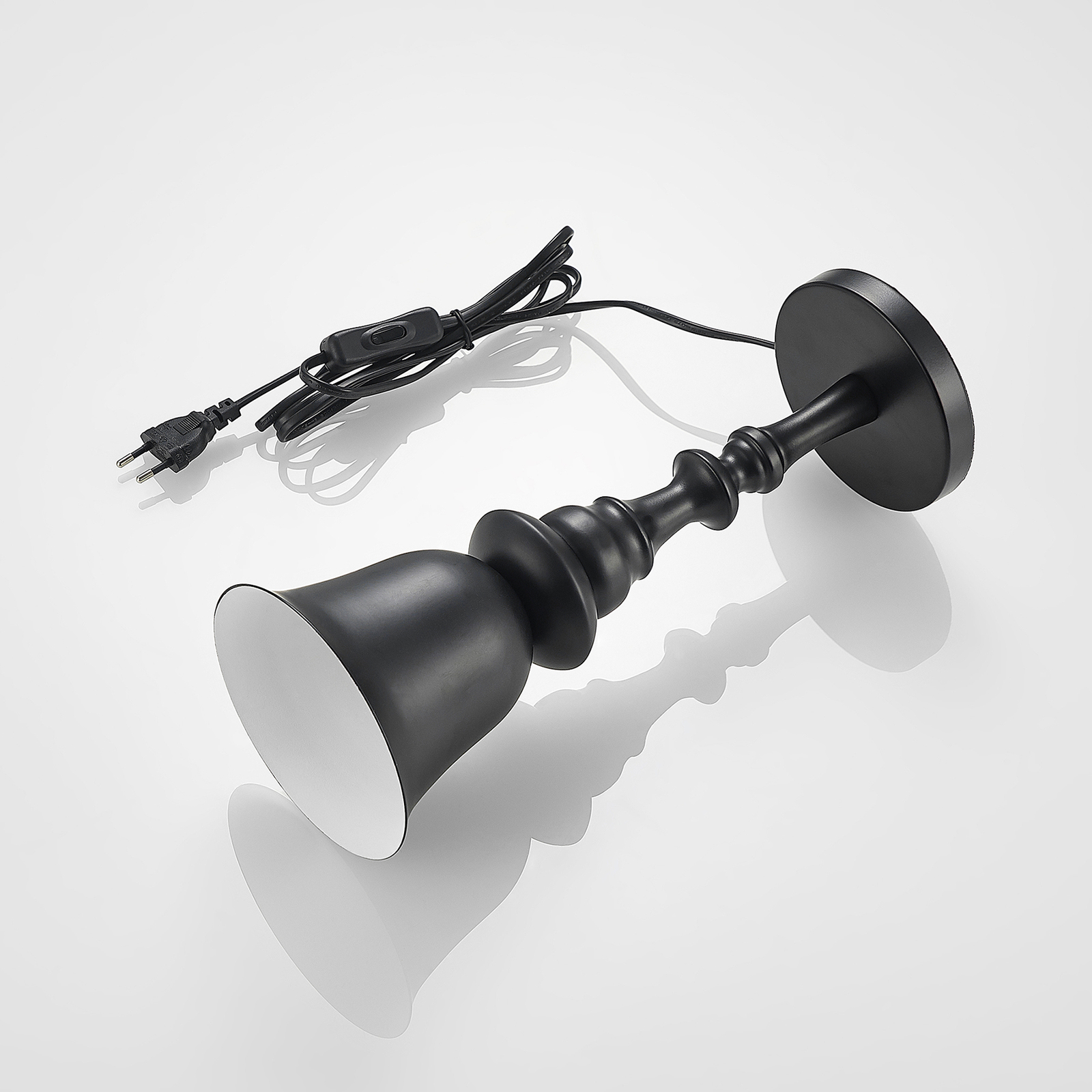 Lucande Gesja -pöytälamppu, Musta - Image 8