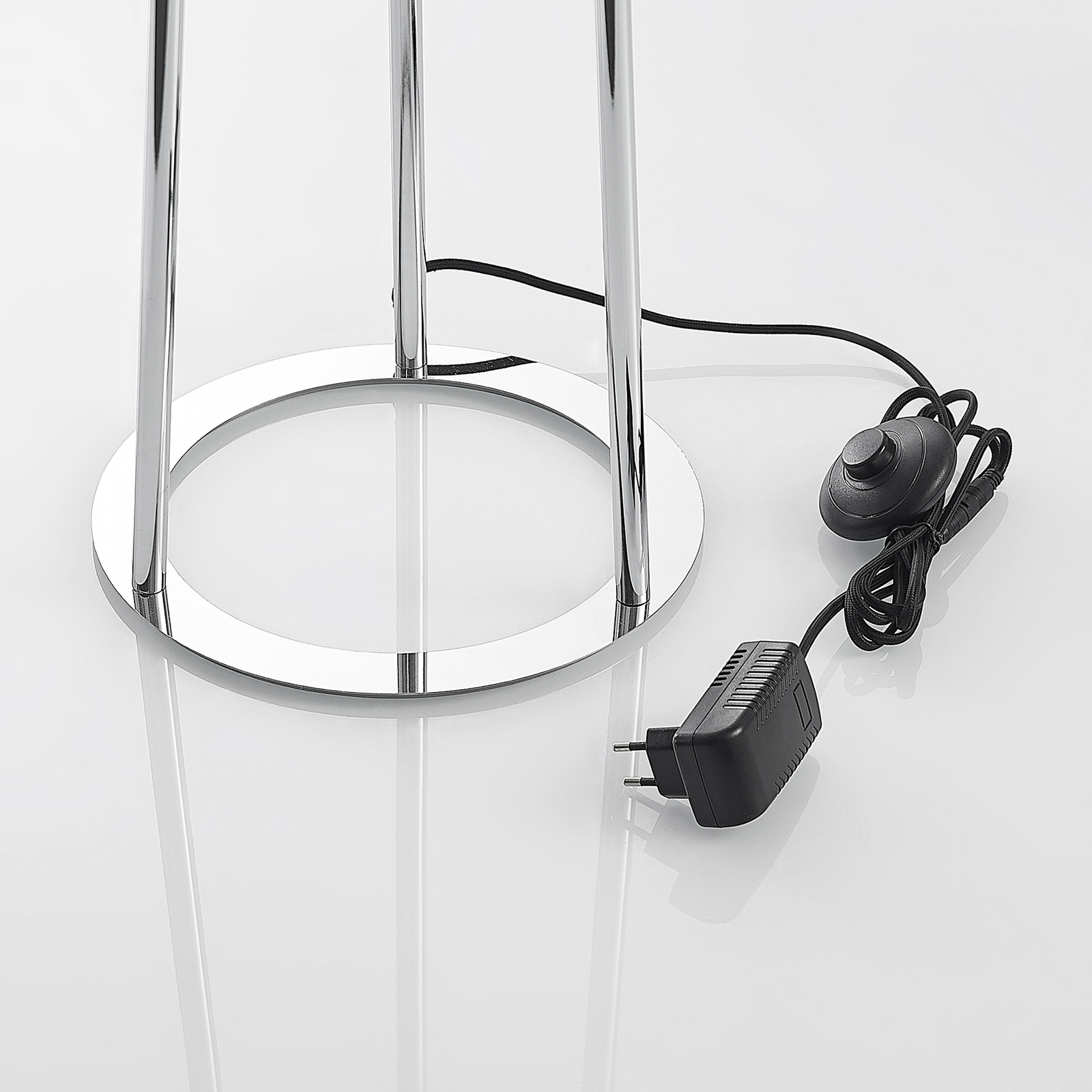 Lucande Glimmo -LED-lattiavalaisin, Kromi - Image 7