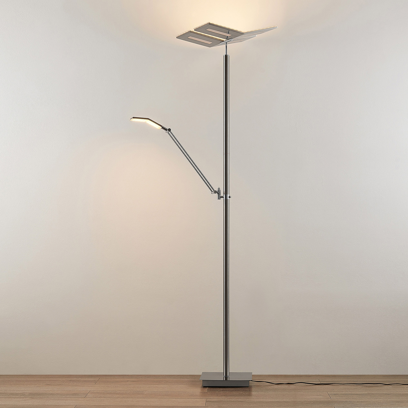 Lucande Hadlee -LED-lattiavalo, Nikkeli - Image 4