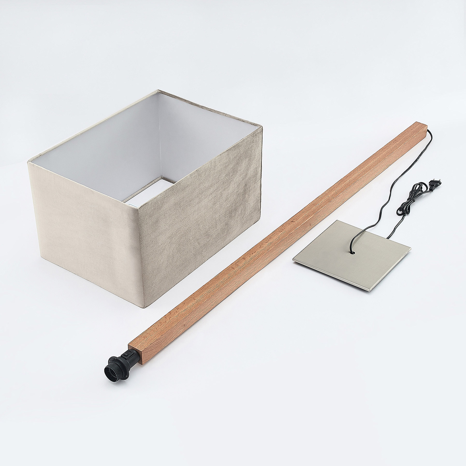 Lucande Heily -lattiavalo, Kulmikas, Harmaa - Image 8